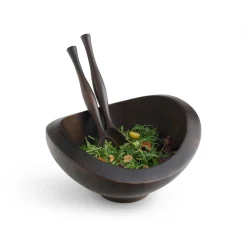 Bella Salad Bowl W/ Servers - Espresso*Nambé Online