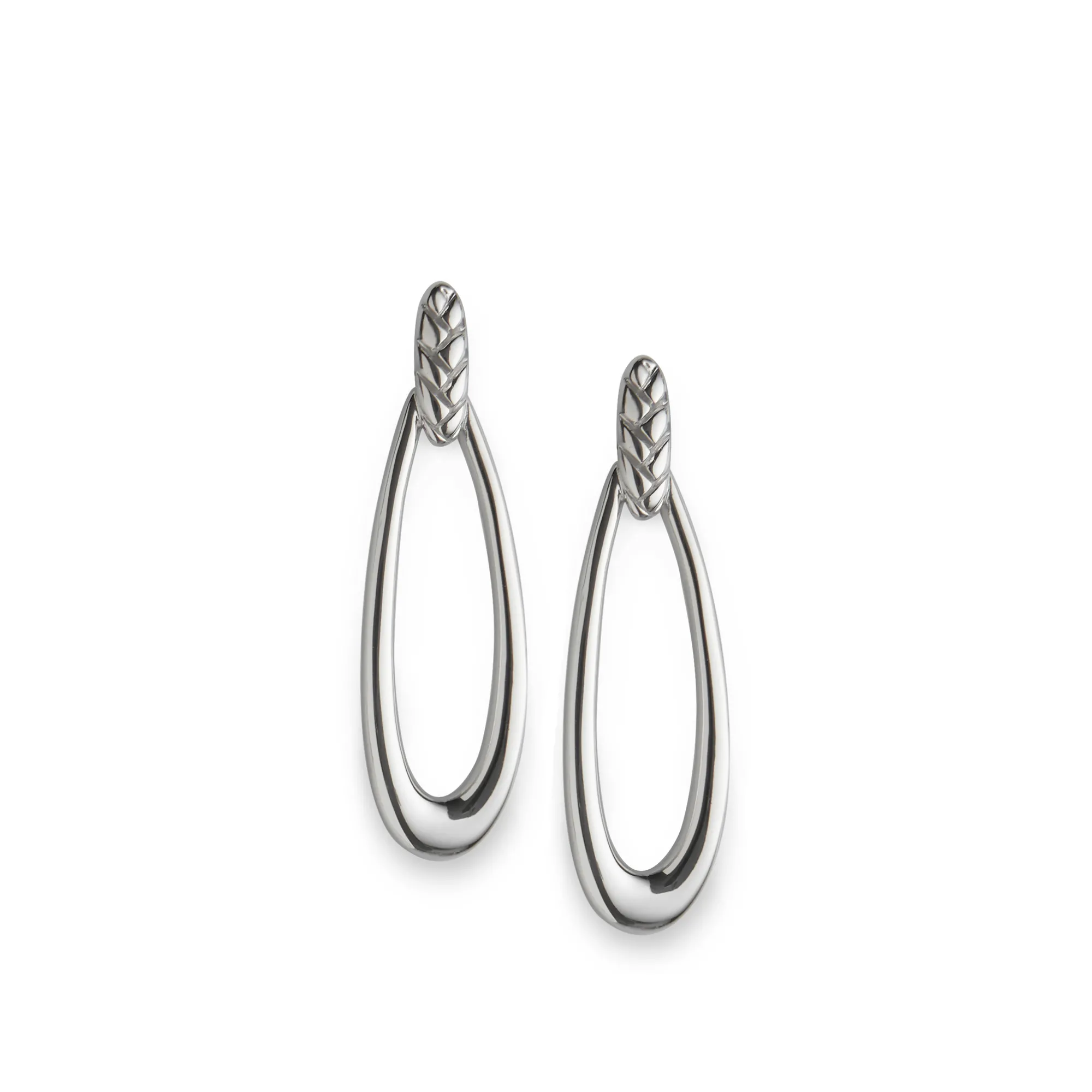 Braid Loop Earrings*Nambé Hot