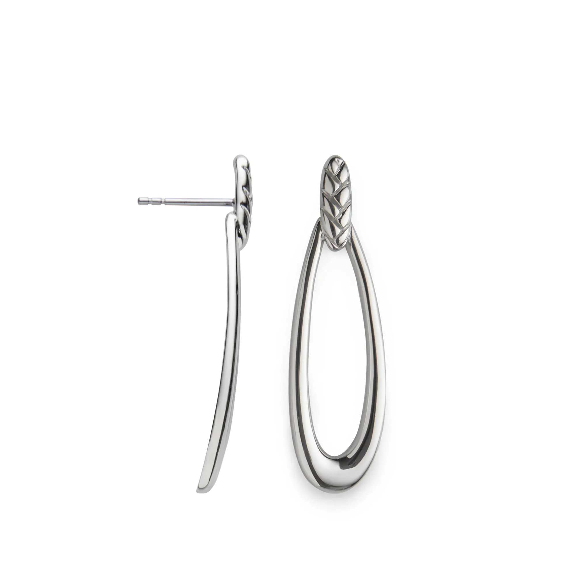 Braid Loop Earrings*Nambé Hot