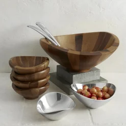 Butterfly Salad Bowls (Set Of 4)*Nambé Best