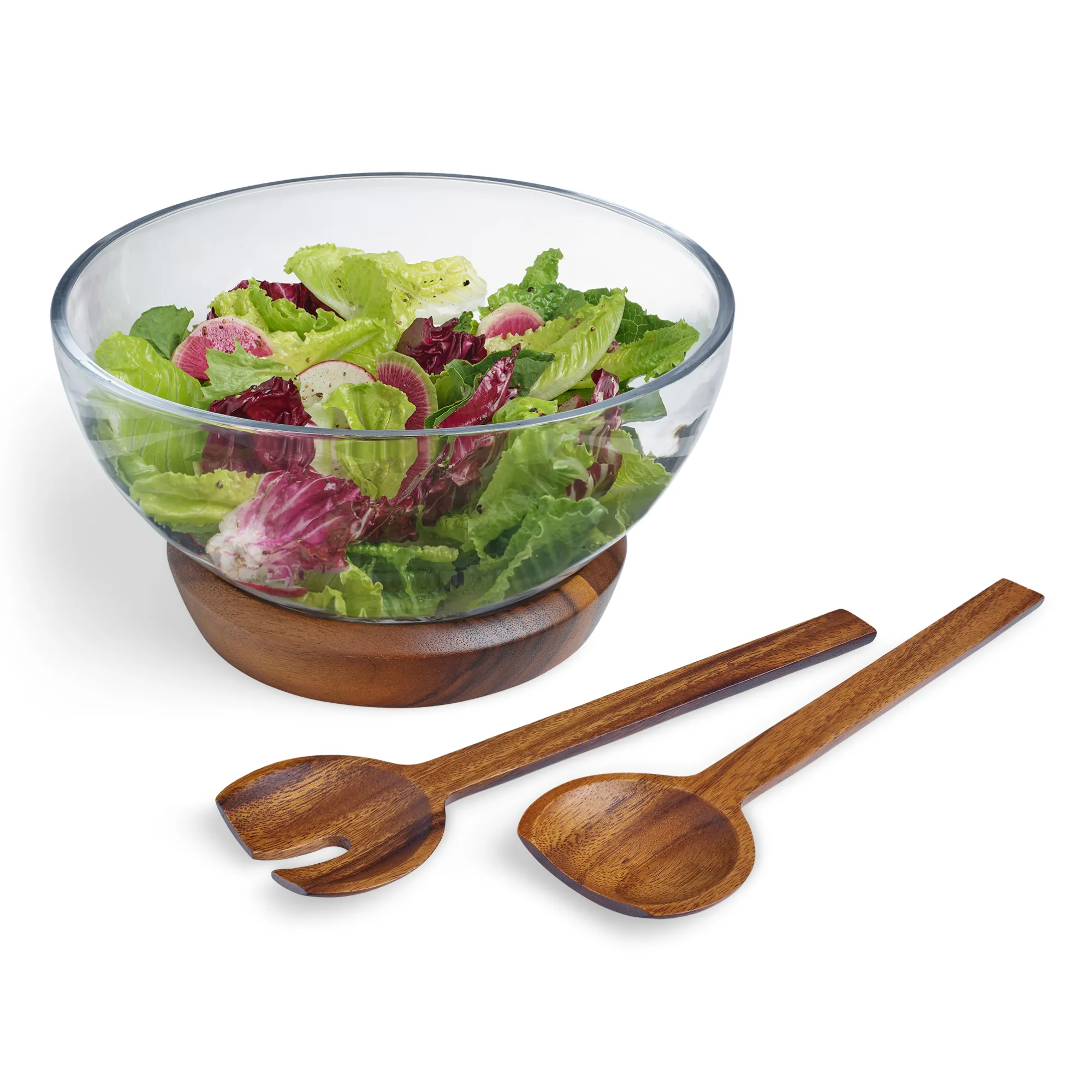 Cooper Salad Bowl W/ Servers*Nambé Sale
