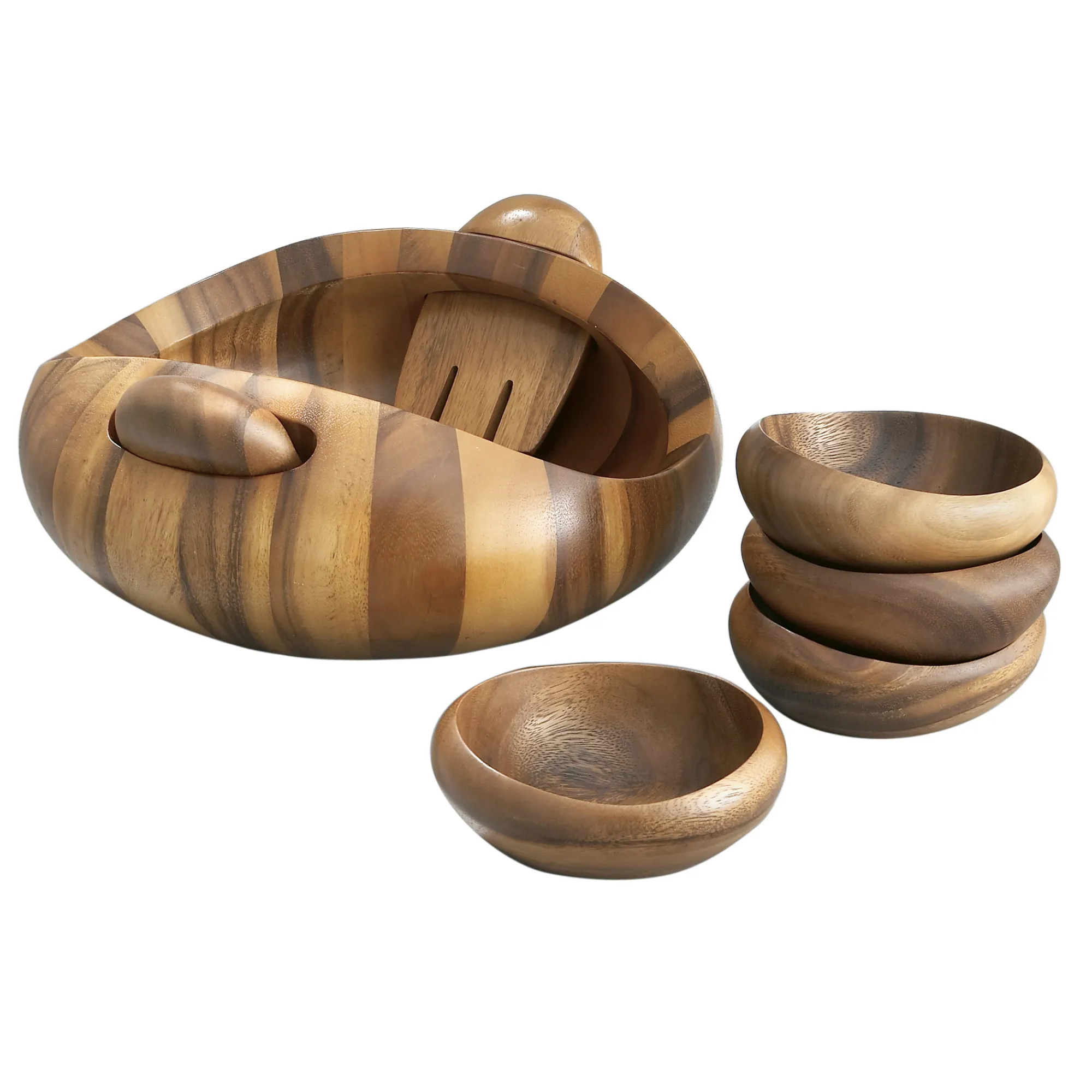 Pebble 7-Piece Salad Set*Nambé Best