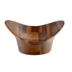 Ripple Salad Bowl W/ Servers*Nambé Best