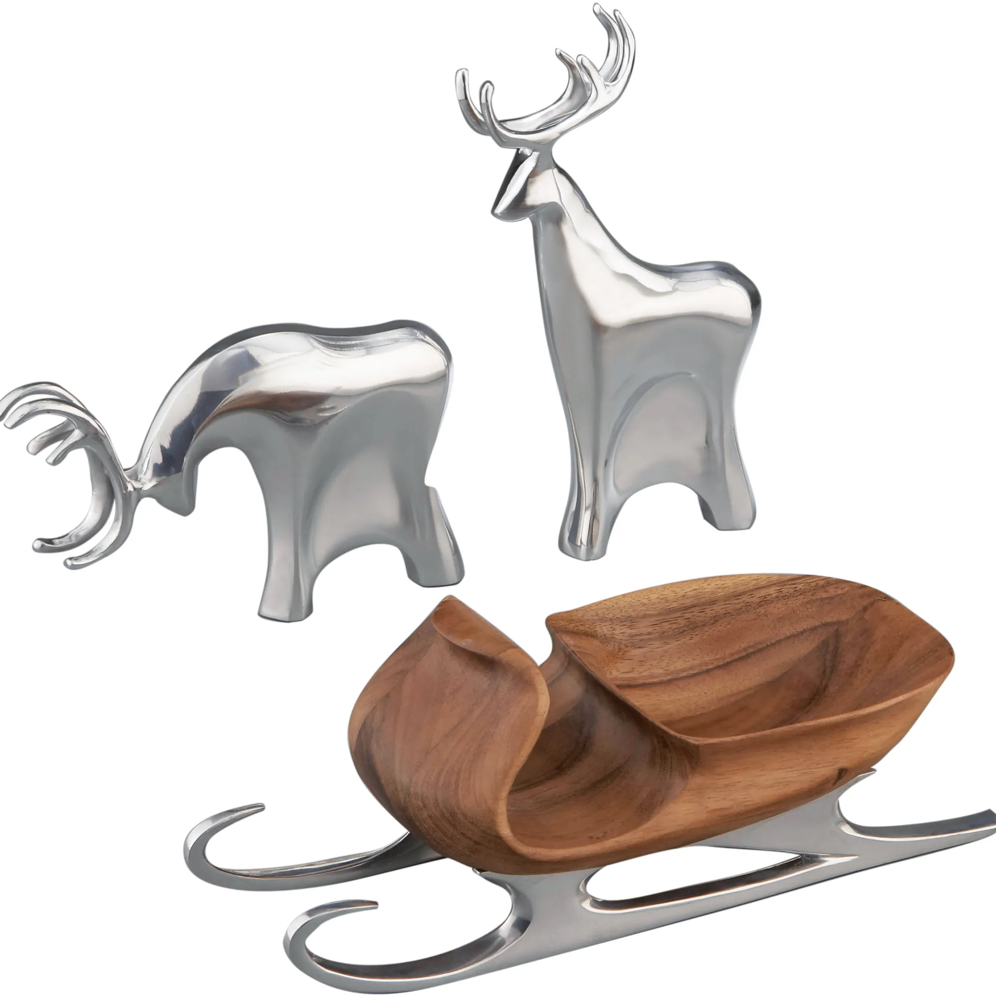 Sleigh With Reindeer*Nambé Best
