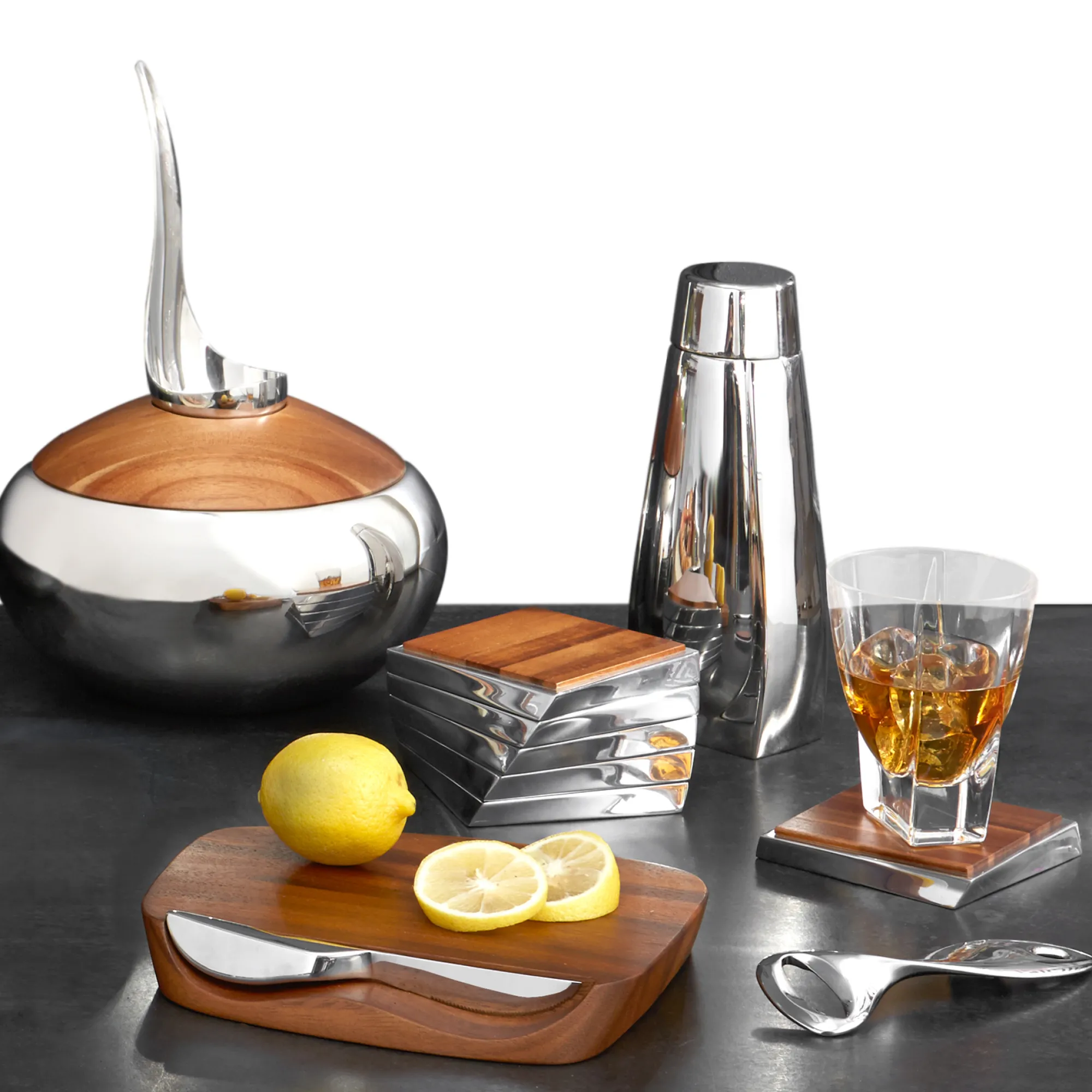 Twist Coaster Set*Nambé Sale