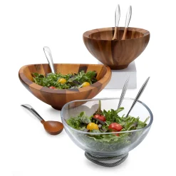 Yaro Salad Bowl W/ Servers*Nambé Sale